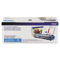 Tn221c Toner, 1400 Page-yield, Cyan