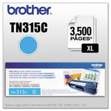 Tn315c High-yield Toner, 3500 Page-yield, Cyan