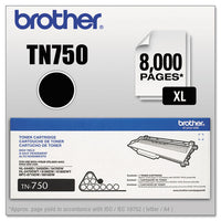 Tn750 High-yield Toner, 8000 Page-yield, Black