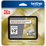 Tze Premium Laminated Tape, 0.94" X 26.2 Ft, Black On White