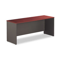 Series C Collection 72w Credenza Shell, Mocha Cherry-graphite Gray