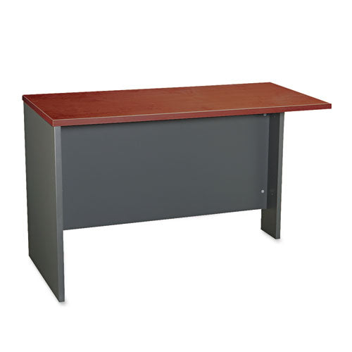 Series C Collection Desk Shell, 66" X 29.38" X 29.88", Hansen Cherry-graphite Gray