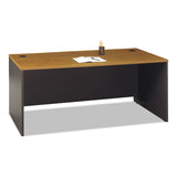 Series C Collection 72w Desk Shell, 71.13w X 29.38d X 29.88h, Natural Cherry-graphite Gray