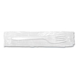 Individually Wrapped Mediumweight Cutlery, Forks, White, 1,000-carton