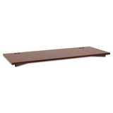 Manage Series Worksurface, Laminate, 72w X 23.5d X 1h, Chestnut