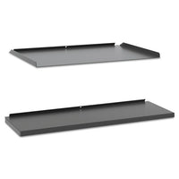 Manage Series Shelf And Tray Kit, Steel, 17.5w X 9d X 1h, Ash