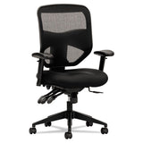 Vl532 Mesh High-back Task Chair, Supports Up To 250 Lbs., Black Seat-black Back, Black Base