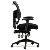 Vl532 Mesh High-back Task Chair, Supports Up To 250 Lbs., Black Seat-black Back, Black Base