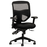 Vl532 Mesh High-back Task Chair, Supports Up To 250 Lbs., Black Seat-black Back, Black Base