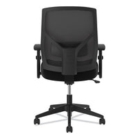 Vl581 High-back Task Chair, Supports Up To 250 Lbs., Black Seat-black Back, Black Base