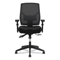 Crio High-back Task Chair With Asynchronous Control, Supports Up To 250 Lbs., Black Seat-black Back, Black Base