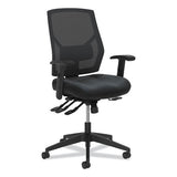 Crio High-back Task Chair With Asynchronous Control, Supports Up To 250 Lbs., Black Seat-black Back, Black Base