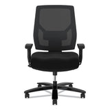 Crio Big And Tall Mid-back Task Chair, Supports Up To 450 Lbs., Black Seat-black Back, Black Base