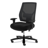 Crio Big And Tall Mid-back Task Chair, Supports Up To 450 Lbs., Black Seat-black Back, Black Base