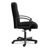 Hvl601 Series Executive High-back Chair, Supports Up To 250 Lbs., Black Seat-black Back, Black Base