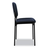 Vl606 Stacking Guest Chair Without Arms, Navy Seat-navy Back, Black Base