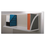 Versé Panel System Hanging Shelf, 60w X 12.75d, Gray