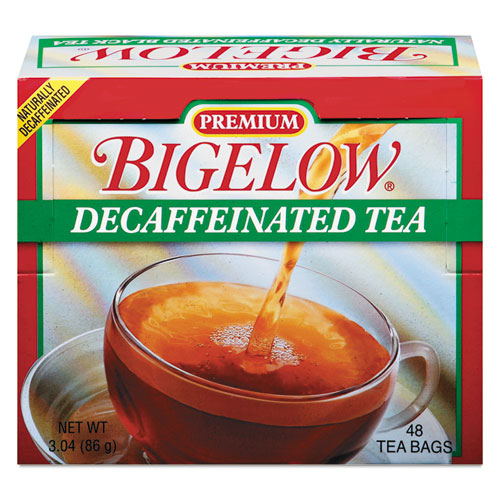 Single Flavor Tea, Decaffeinated Black, 48 Bags-box