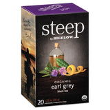 Steep Tea, Earl Grey, 1.28 Oz Tea Bag, 20-box