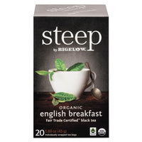 Steep Tea, English Breakfast, 1.6 Oz Tea Bag, 20-box