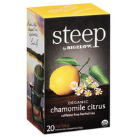 Steep Tea, Lemon Ginger, 1.6 Oz Tea Bag, 20-box