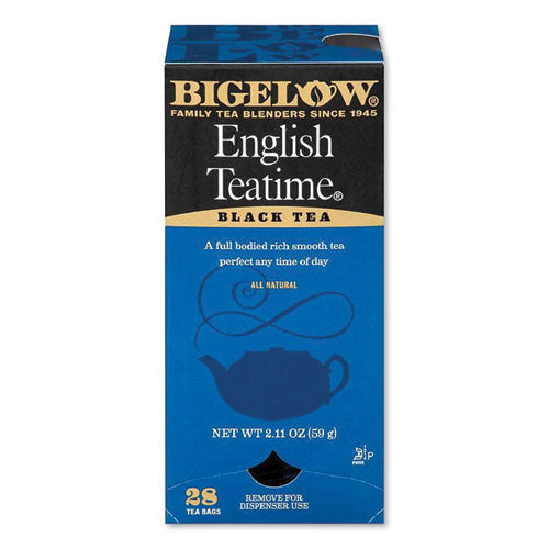 English Teatime Black Tea, 0.08 Oz Tea Bag, 28-box