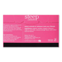 Steep Tea, Rooibos Hibiscus Herbal Tea, 0.08 Oz Tea Bag, 20-box