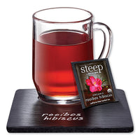Steep Tea, Rooibos Hibiscus Herbal Tea, 0.08 Oz Tea Bag, 20-box
