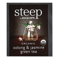 Steep Tea, Oolong And Jasmine Green, 0.06 Oz Tea Bag, 20-box