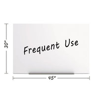 Magnetic Dry Erase Tile Board, 29 1-2 X 45, White Surface