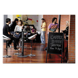 Wet Erase Board, 27x34, Black, Aluminum Frame