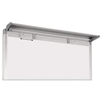 Silver Easy Clean Dry Erase Quad-pod Presentation Easel, 45" To 79", Silver