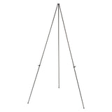 Instant Easel, 61 1-2", Black, Steel, Lightweight