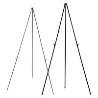 Instant Easel, 61 1-2", Black, Steel, Lightweight