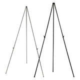 Instant Easel, 61 1-2", Black, Steel, Lightweight