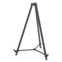 Quantum Heavy Duty Display Easel, 35.62" - 61.22"h, Plastic, Black