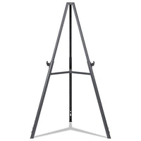 Quantum Heavy Duty Display Easel, 35.62" - 61.22"h, Plastic, Black