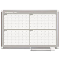 4 Month Planner, 36x24, Aluminum Frame