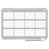 12 Month Year Planner, 36x24, Aluminum Frame