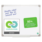 Earth Easy-clean Dry Erase Board, White-silver, 24x36