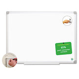 Earth Easy-clean Dry Erase Board, White-silver, 24x36