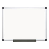 Value Lacquered Steel Magnetic Dry Erase Board, 36 X 48, White, Aluminum Frame