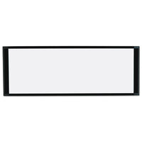 Cubicle Workstation Dry Erase Board, 36 X18, Black Aluminum Frame