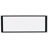 Cubicle Workstation Dry Erase Board, 36 X18, Black Aluminum Frame