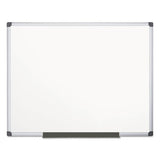Value Lacquered Steel Magnetic Dry Erase Board, 48 X 72, White, Aluminum Frame