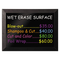 Kamashi Wet-erase Board, 36 X 24, Black Frame