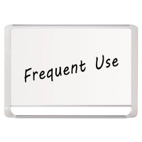 Lacquered Steel Magnetic Dry Erase Board, 24 X 36, Silver-white