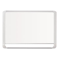 Lacquered Steel Magnetic Dry Erase Board, 24 X 36, Silver-white