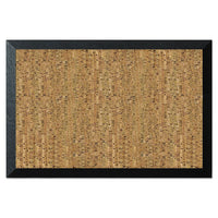 Natural Cork Bulletin Board, 36x24, Cork-black