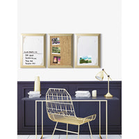 Positive Flow Metallic Silver Message Board Set, Assorted Sizes & Colors, 4-set